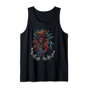 Aztec Warrior Cool Shaman Guardian Inca Maya Gift Idea Tank Top